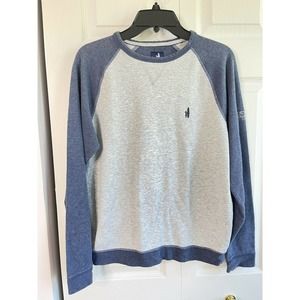 johnnie-O Blue and Gray Men's Sweater